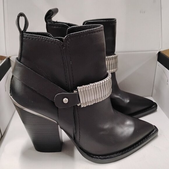 DKNY Tizz Block Western Ankle Boot - Picture 6 of 7